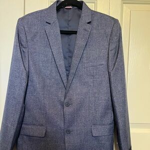 NWT Tommy Hilfiger Blue Plaid Blazer Youth Size 20